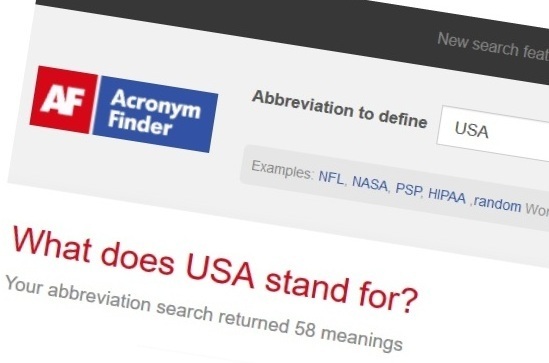 Acronym Finder